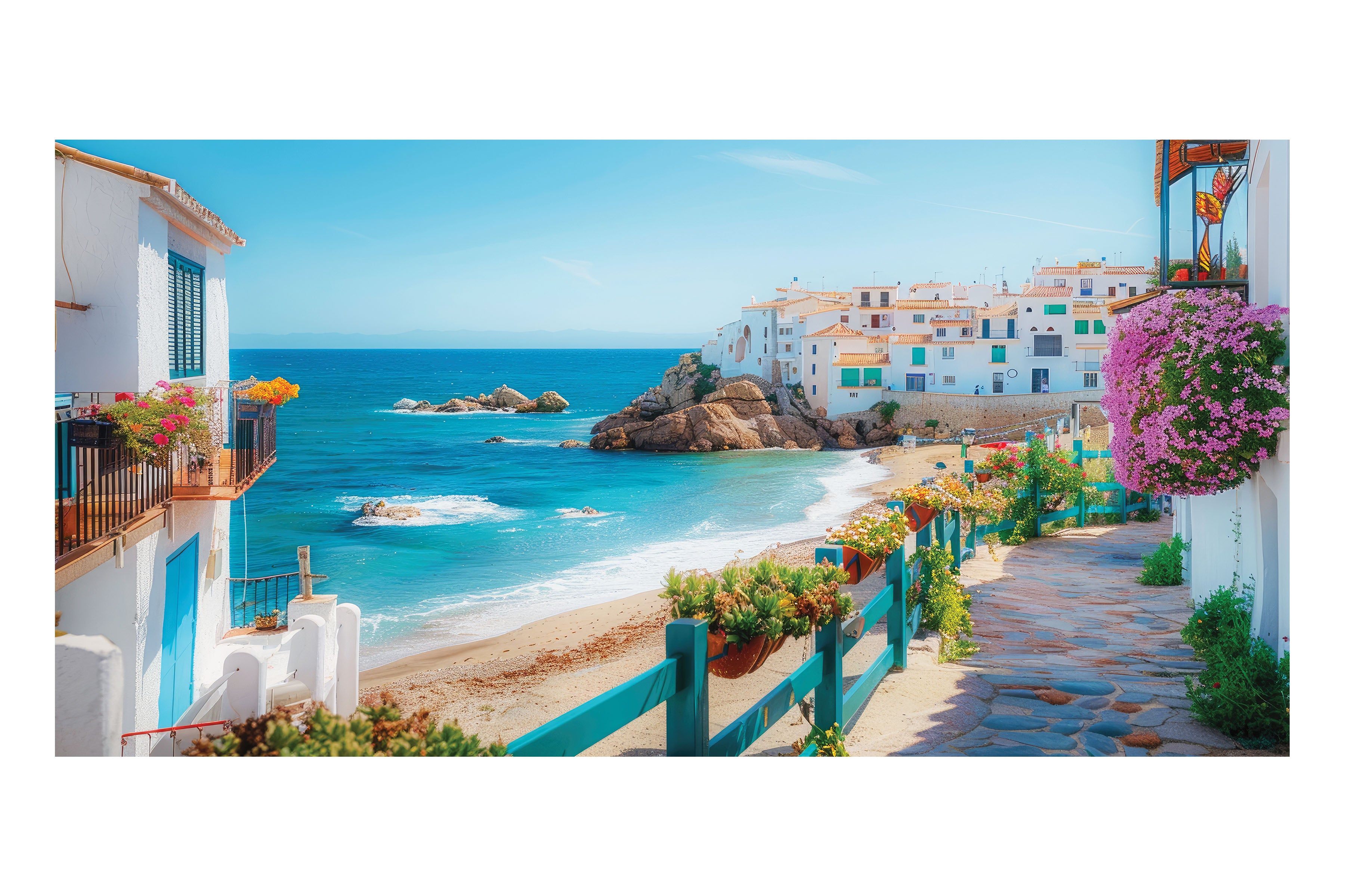 Coastal Town Theatre Backdrop