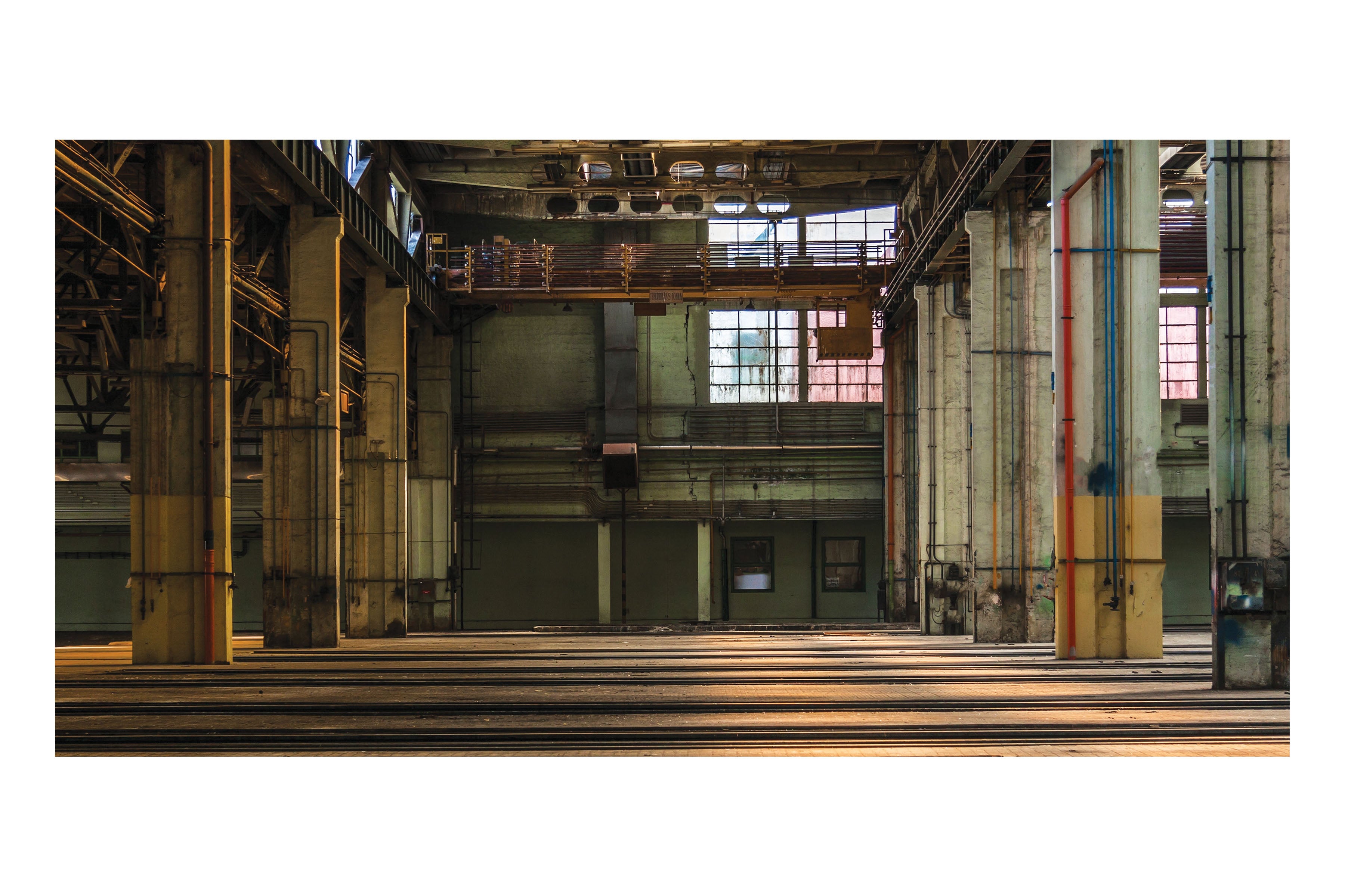 Industrial Warehouse Theatre Backdrop