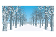 Frozen Forest Theatre Backdrop