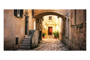 European Side Street Theatre Backdrop