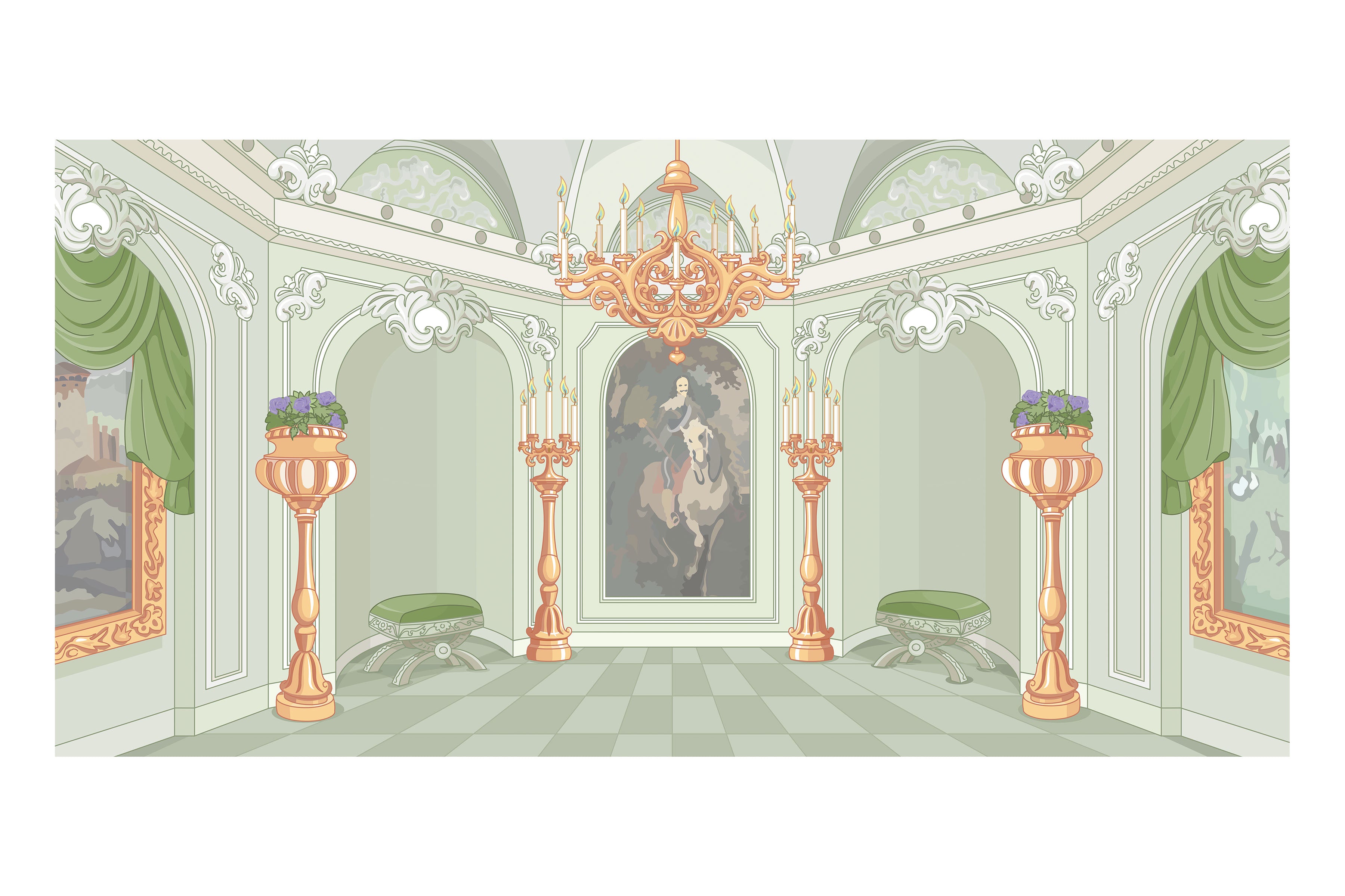 Fancy Interior Theatre Backdrop – Theatre Scenes, image size:3600x2400