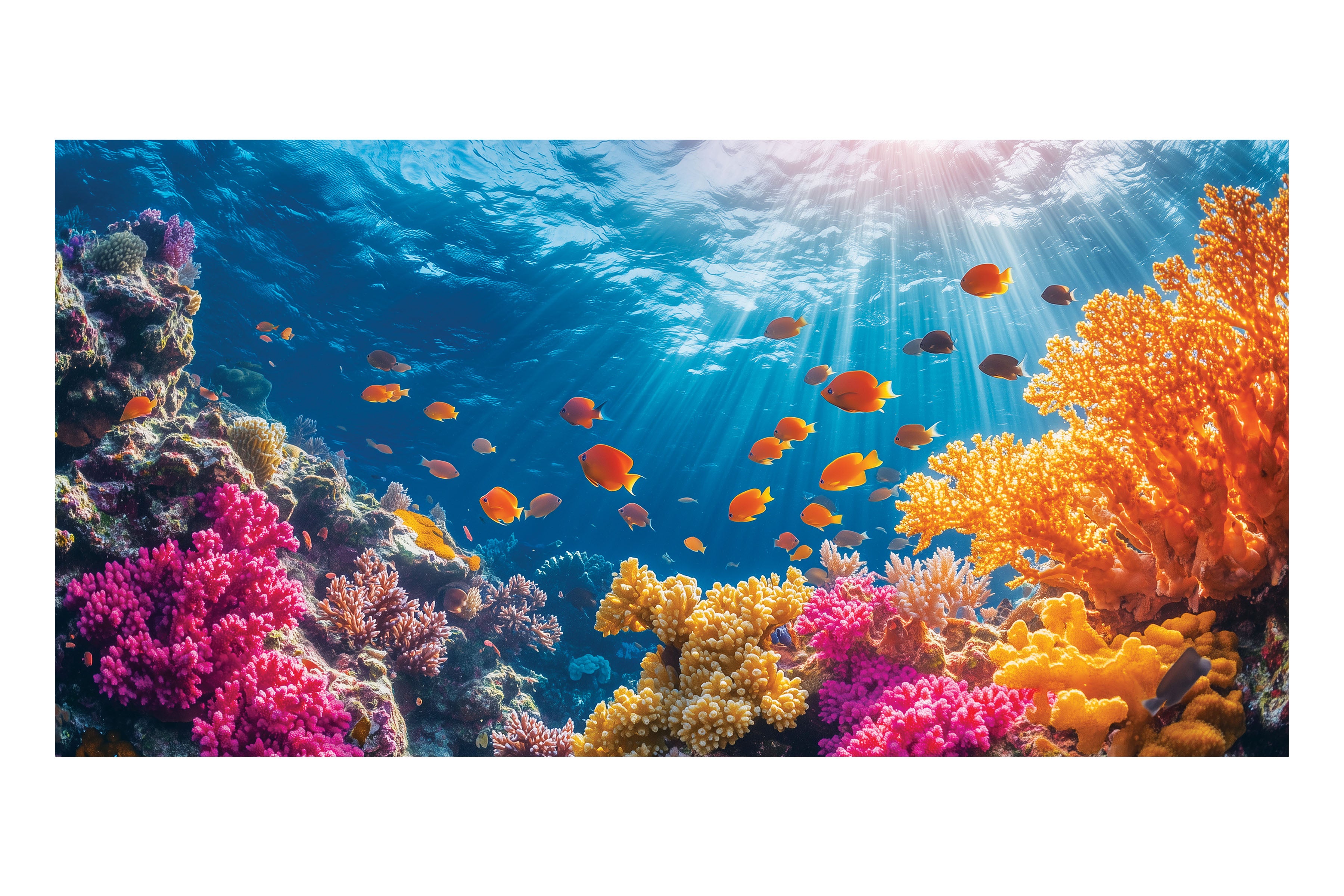 Coral Reef Theatre Backdrop