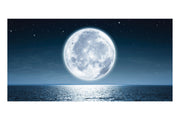 Full Moon Over the Sea Theatre Backdrop