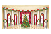 Bright Christmas Ballroom Theatre Backdrop