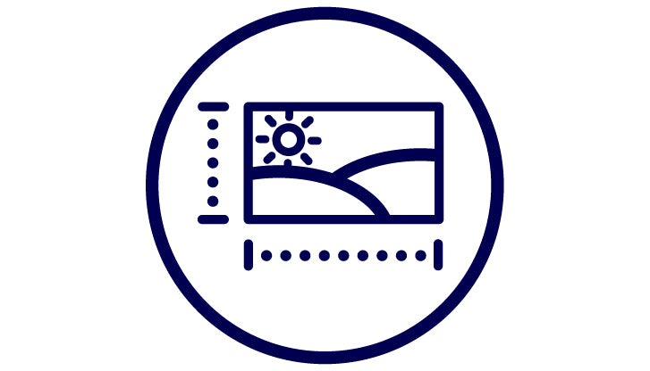 Size Symbol Theatre Backdrops for High School Theater - Plays, Musicals, Performances, and Recitals. Main Drape, Curtain, Scene, Setting, Location.