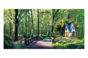 Fantasy Forest Cottage Theatre Backdrop