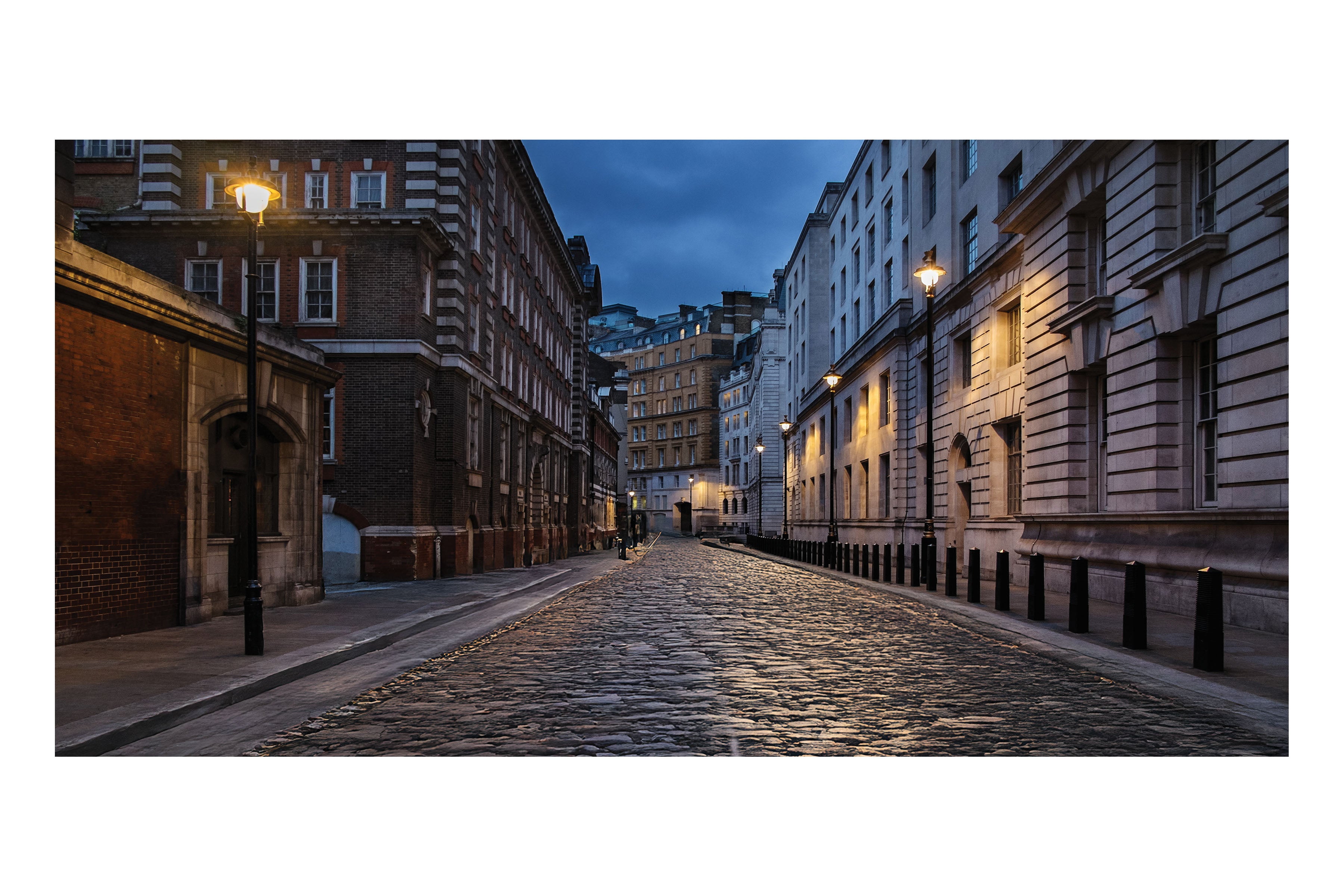 Vintage Side Street Theatre Backdrop
