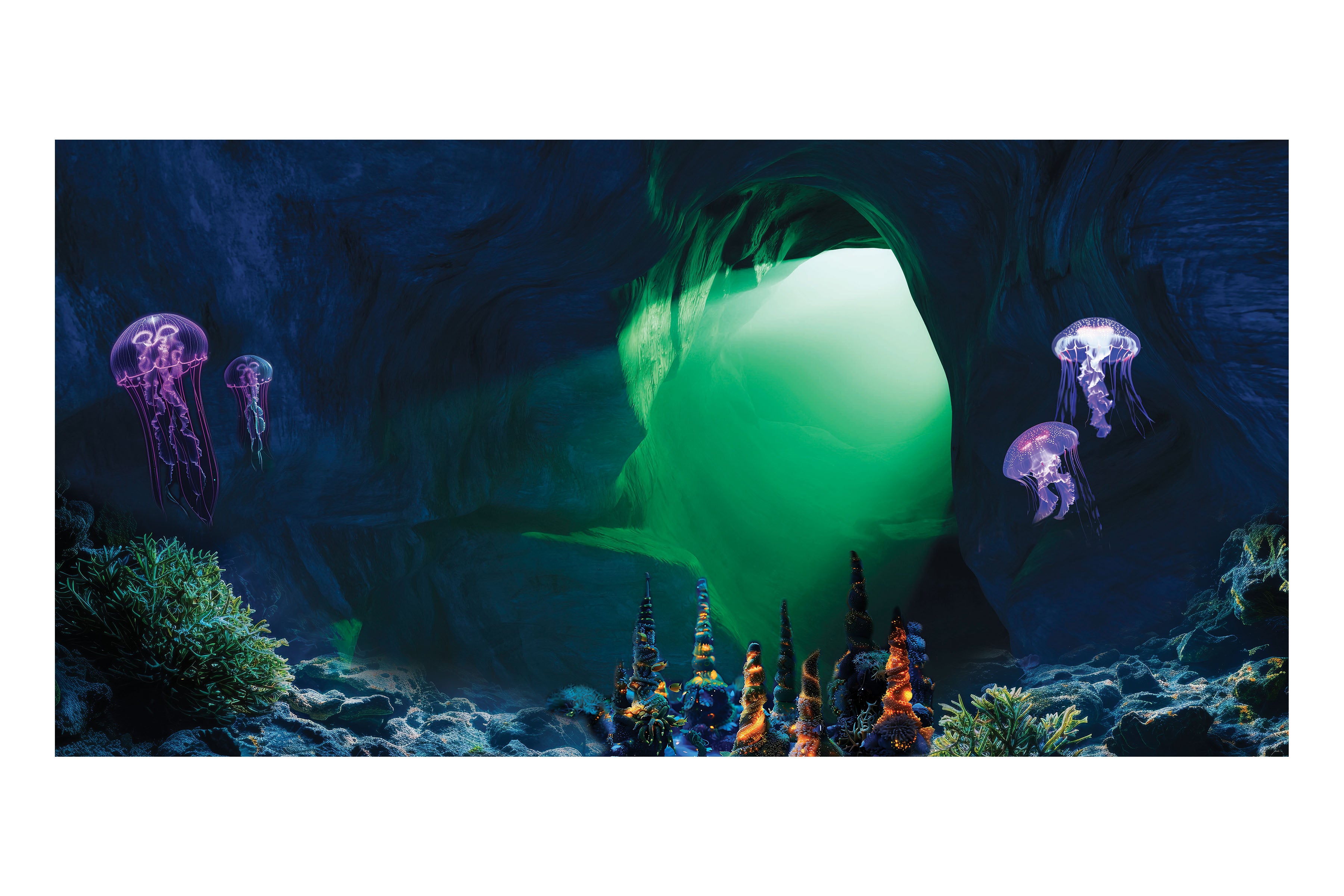 Sea Witch's Cave Theatre Backdrop