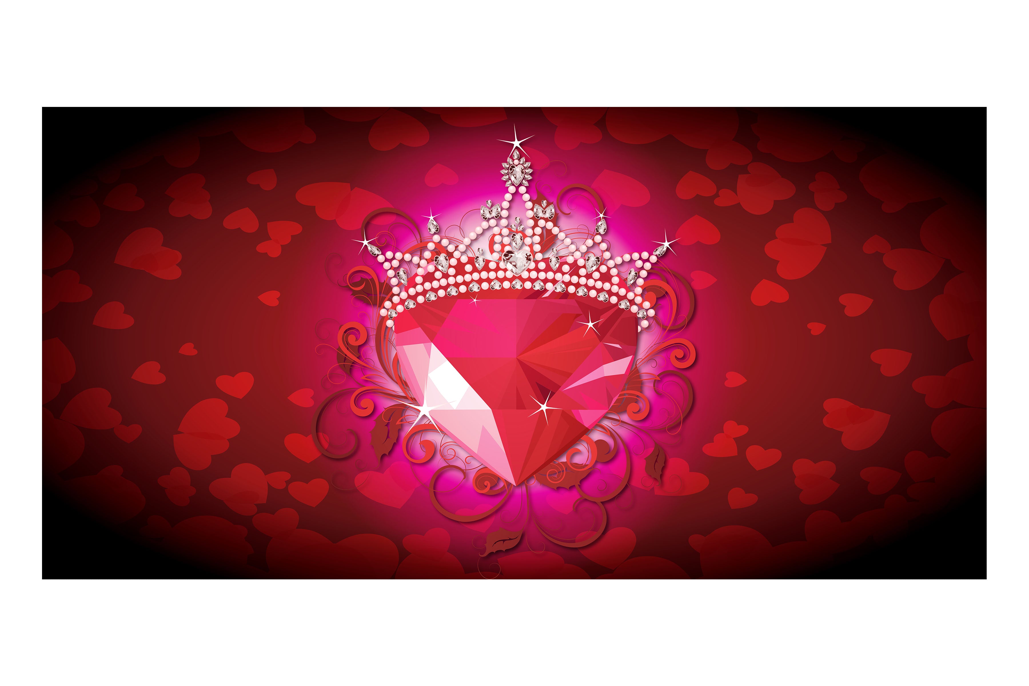 Royal Diamond Heart Theatre Backdrop