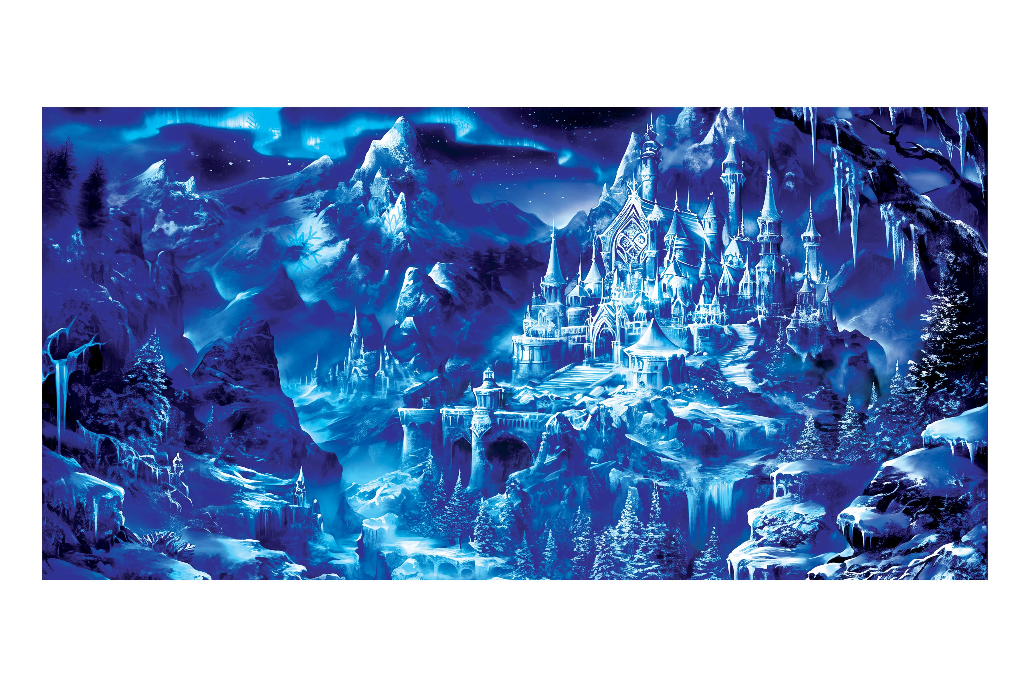 Frozen Kingdom Theatre Backdrop