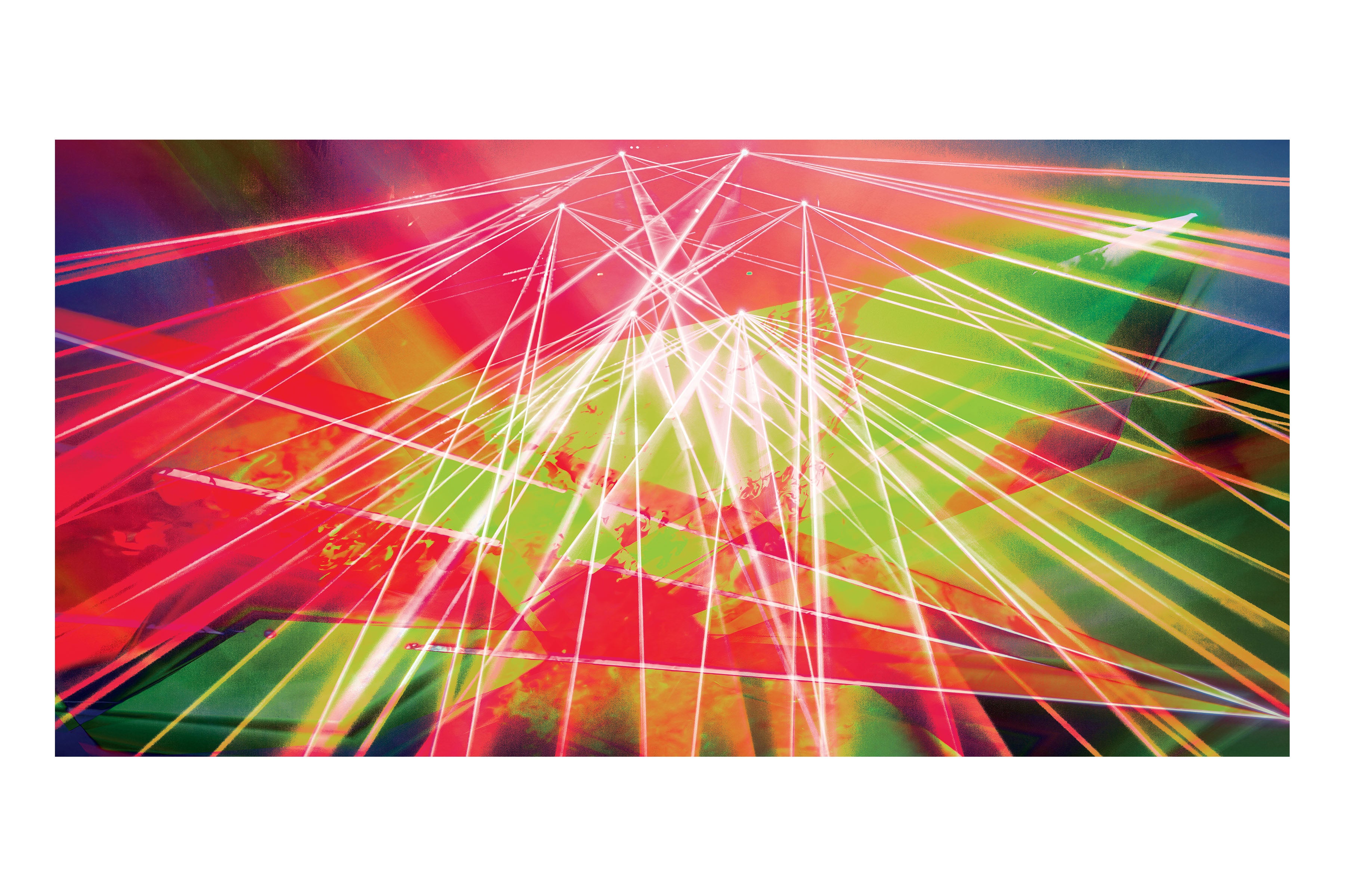 Colorful Lasers Theatre Backdrop