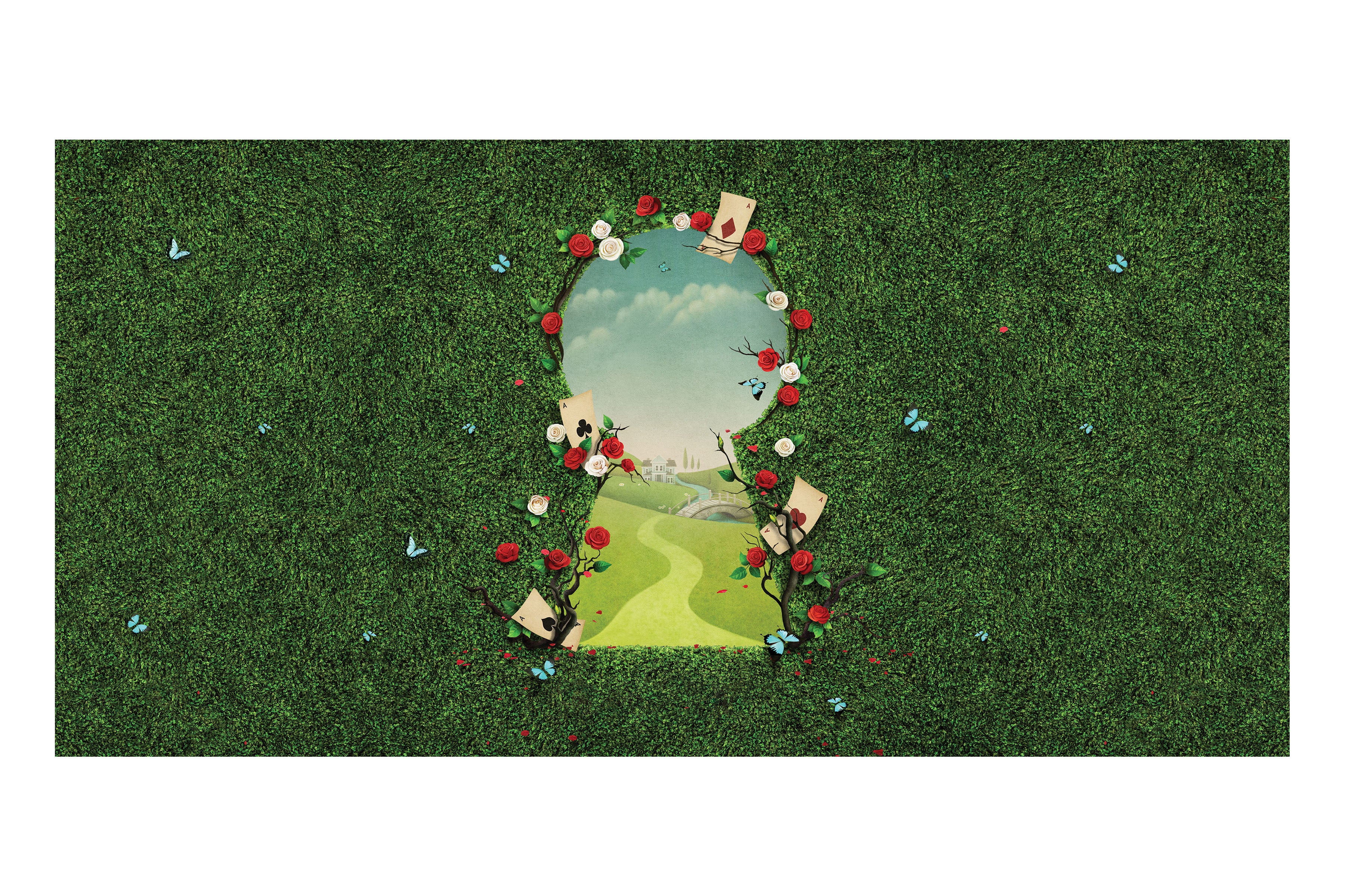 Keyhole to Wonderland Theatre Backdrop – Theatre Scenes