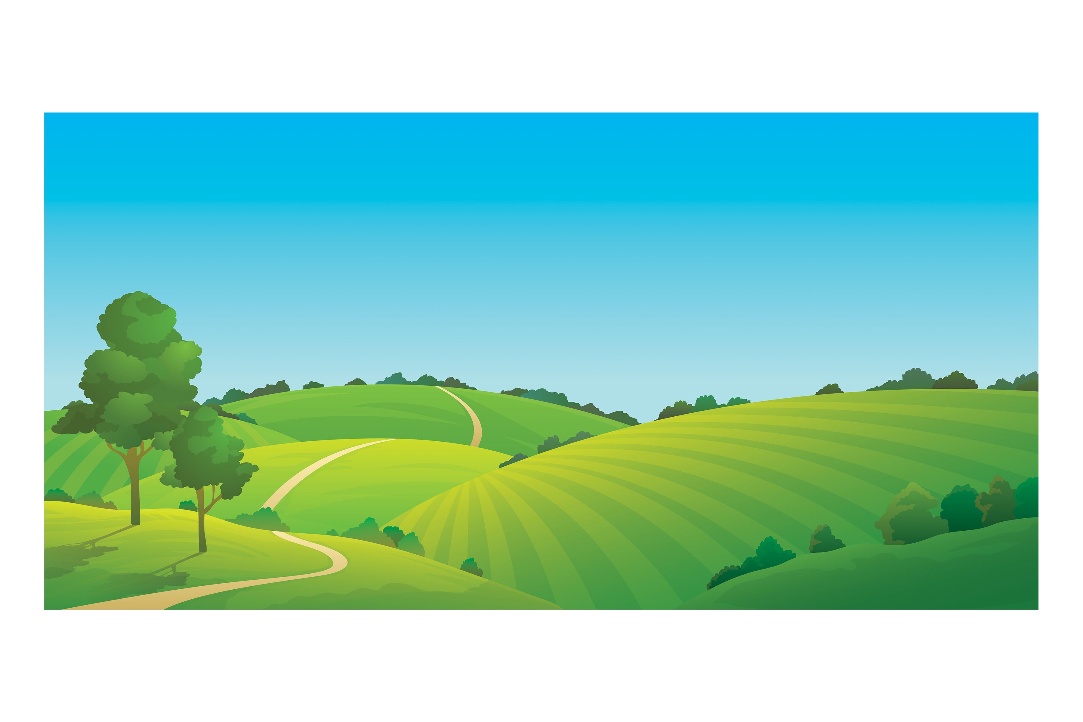 Clear Sky Pastures Theatre Backdrop